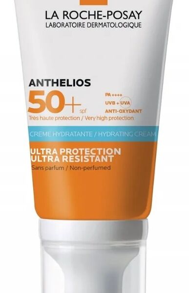 La Roche-Posay anthelios крем солнцезащитный увлажняющий для лица и кожи вокруг глаз SPF 50+