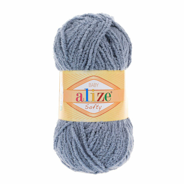 Пряжа ALIZE 'Softy' 50гр. 115м. (100% микрополиэстер)(119 серое небо)