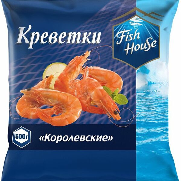 Креветки Fish House Королевские 500г