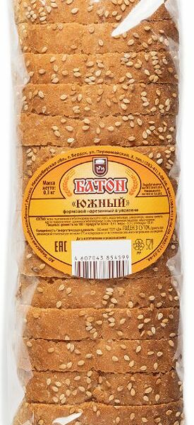 Батон Бердский ХК Южный нарезка