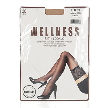 Чулки Satin Look, Wellness, цвет 6334 (бежевый), 20 den, размер 2, Германия