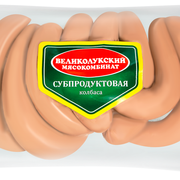 Колбаса Великолукский Мясокомбинат ливерная 3 сорт вес до 500 г