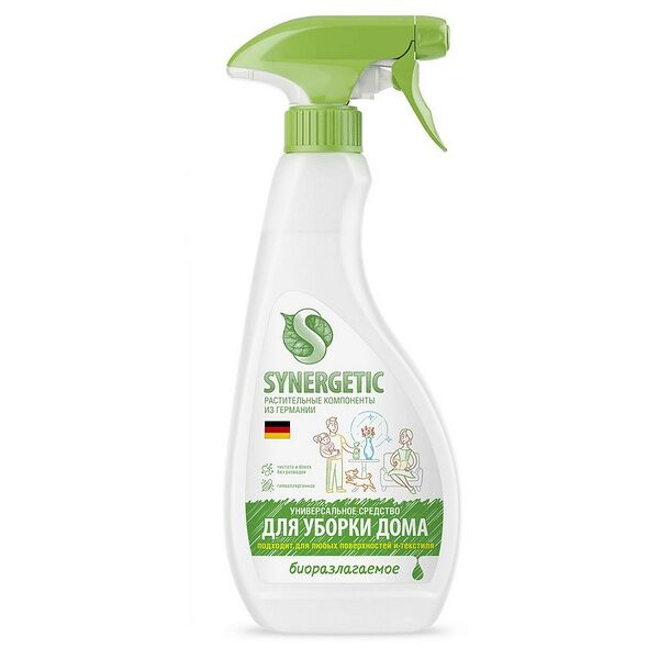 Средство чистящее SYNERGETIC универсальное, д/всех поверхностей и текстиля, 500 мл