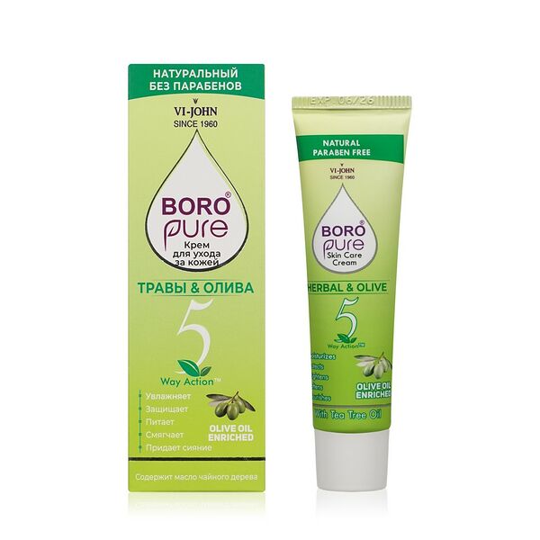 Крем для ухода за кожей VI-John Boro Pure Herbal & Olive 25 мл