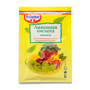 Кислота лимонная пищевая, Dr.Oetker