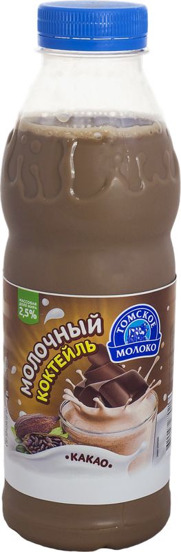 

Коктейль молочный Томское молоко Какао 2.5% 500 г