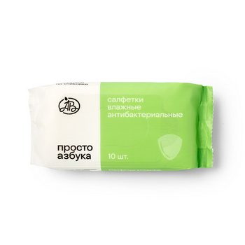 

Салфетки влажные «Просто Азбука» антибактериальные мини
