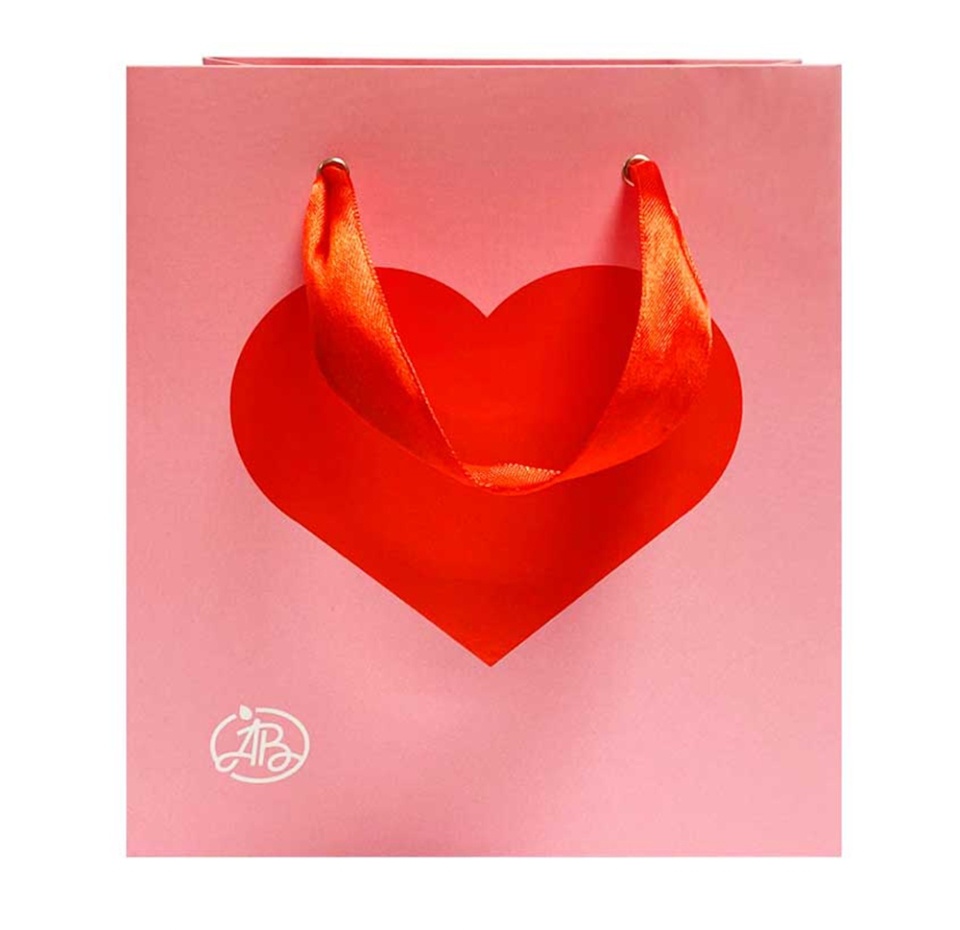 

Пакет подарочный Азбука вкуса Сердечки 15х17х10, Россия