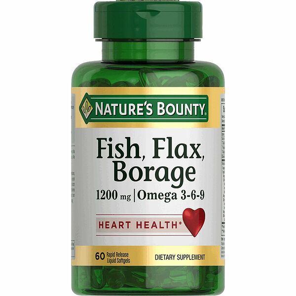 Nature's Bounty Омега 3-6-9 капсулы 60 шт