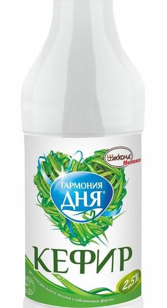 Кефир Гармония дня 2.5% 900мл