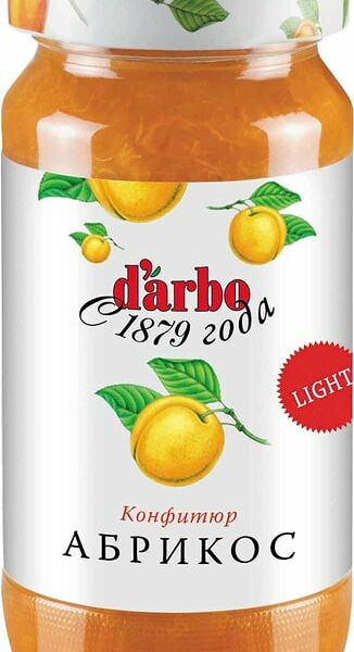 Конфитюр Darbo Абрикос с пониженной калорийностью 220г