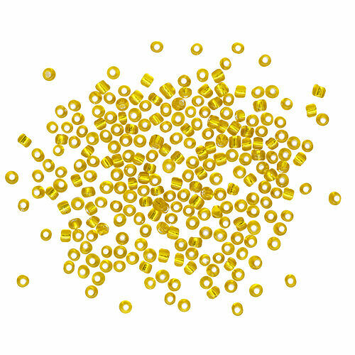 Бисер (стекло) 6/0, 15г, Astra&Craft(30 желтый),упак