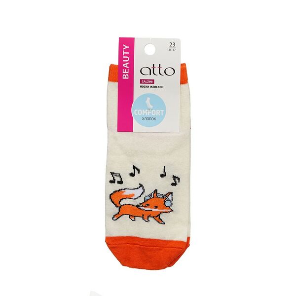 Женские носки Atto трикотажные, Шампань 