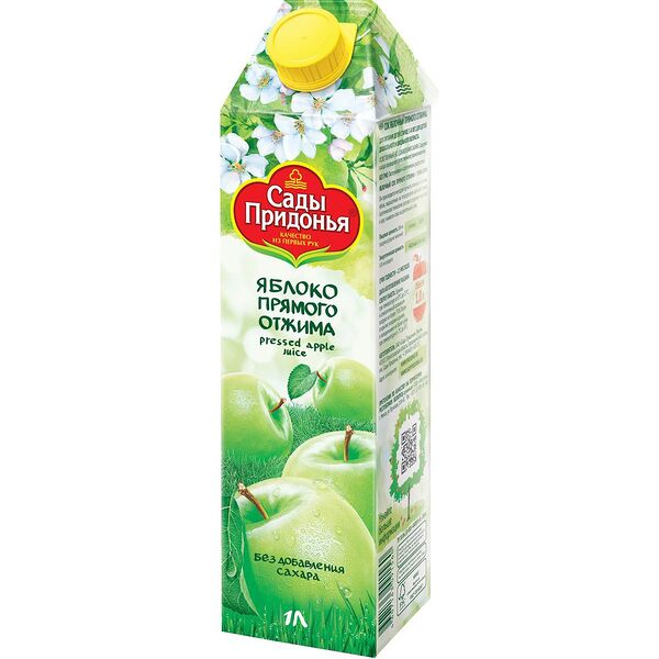 Сок Сады Придонья Яблоко прямого отжима