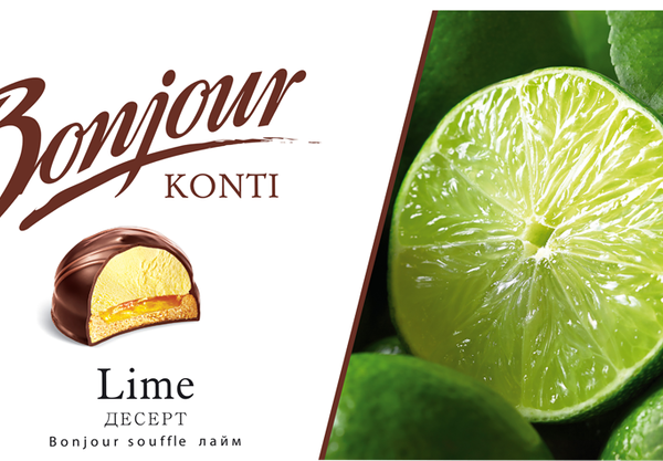 Десерт сложный KONTI Бонжур лайм