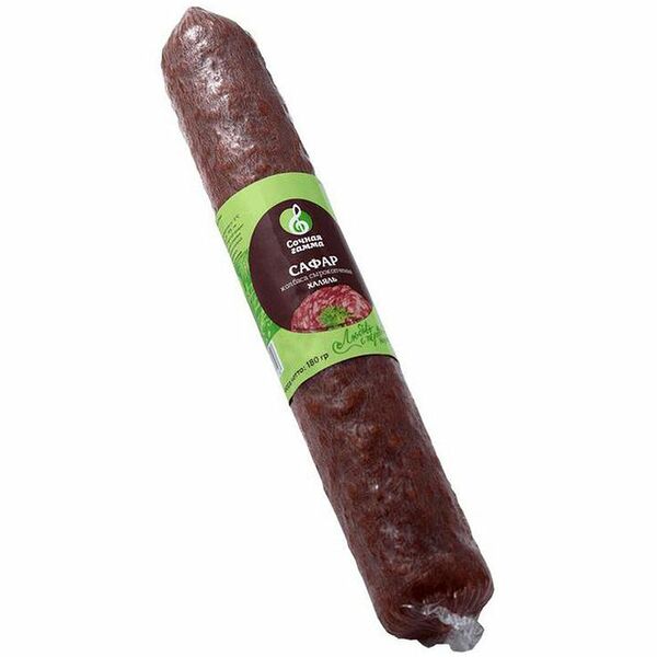 Колбаса сырокопчёная Сочная гамма Сафар халяль