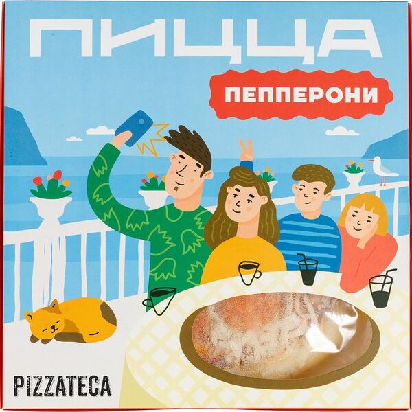 Пицца пепперони охлажденная Pizzateca 
