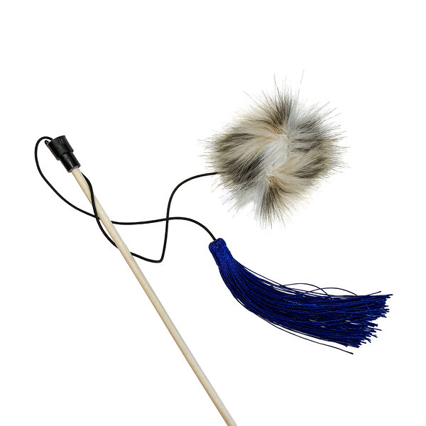 Dono Della дразнилка Пушистик из меха рыси и кисточка 51 х 3 х 1 см.