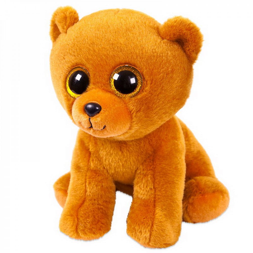 

Игрушка мягкая Abtoys Медвежонок бурый с блестящими глазами, 24 см, Арт. M0066
