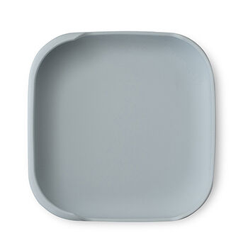 Тарелка Interbaby из силикона цвет серо-голубой, Испания