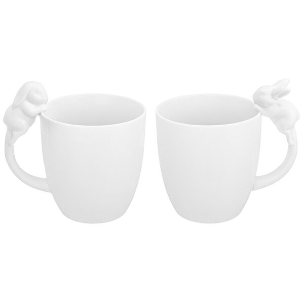 Набор кружек Кролики, 2 шт, 350 мл, фарфор