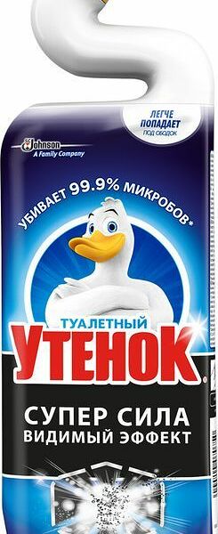 Средство чистящее Туалетный Утенок супер сила видимый эффект для унитаза 900мл