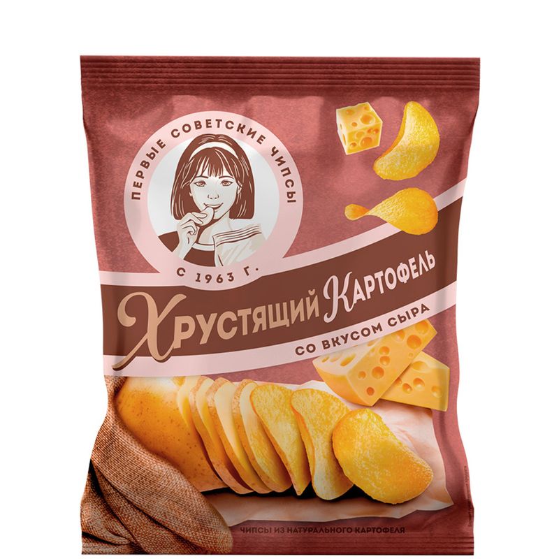 

Чипсы картофельные Хрустящий Картофель со вкусом сыра 70 г