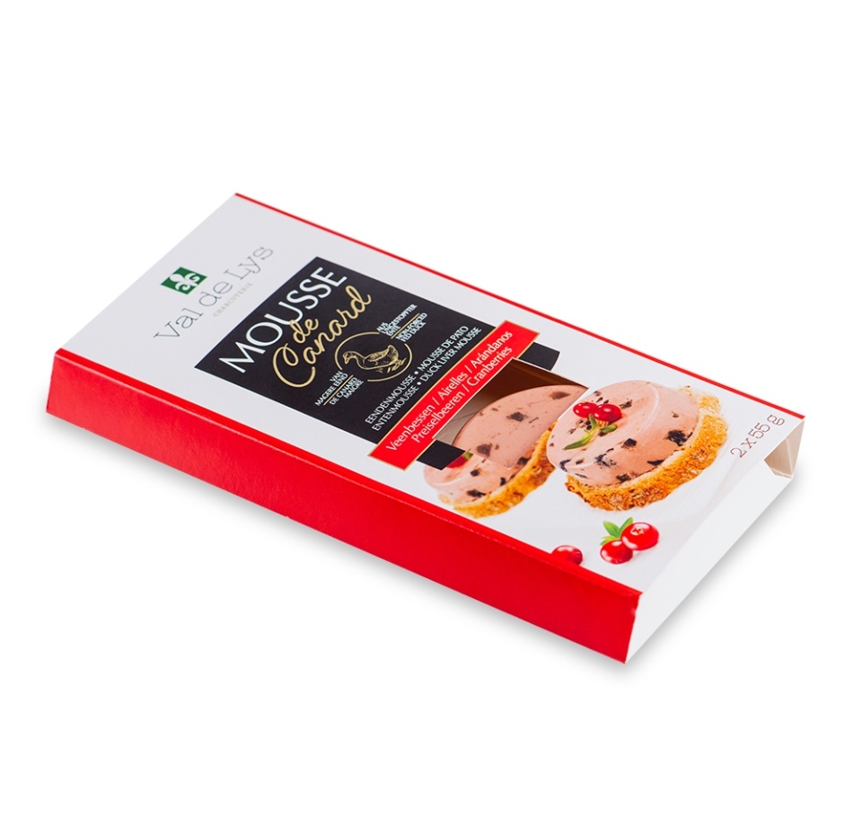 

Мусс Pate Grand - Mere из утиной печени с клюквой 2х55г Бельгия