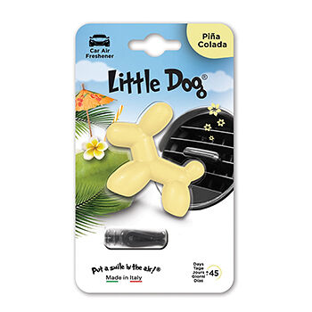 Ароматизатор для автомобиля Little Dog Pina Colada (Пина колада) light yellow, Италия
