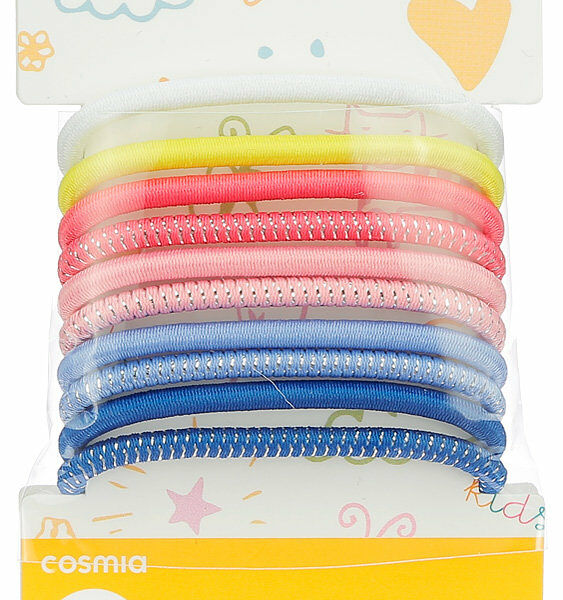 Резинки для волос детские Cosmia, 10 шт, в ассортименте