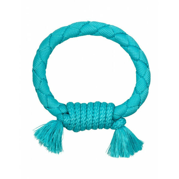 Playology Хрустящее жевательное кольцо-канат Dri-tech ring с ароматом арахиса, голубой L от 15,9 кг