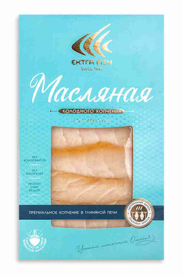 Рыба масляная Extra Fish филе-ломтики холодного копчения 100 г