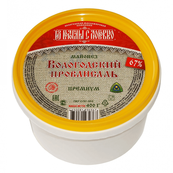  Майонез Вологодский провансаль Премиум 67%