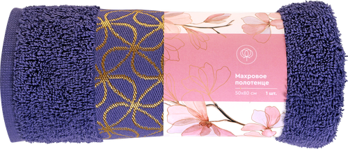 

Полотенце махровое ДМ-люкс 50 x 80 см цвет в ассортименте