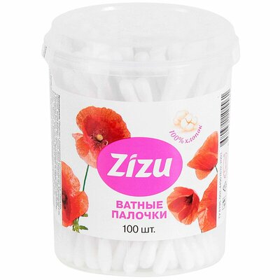 Ватные палочки Zizu 100 шт