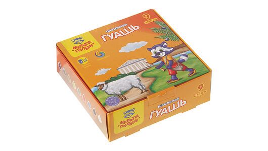 Гуашь Мульти-Пульти Енот в Греции 9 цветов по 17,5 мл