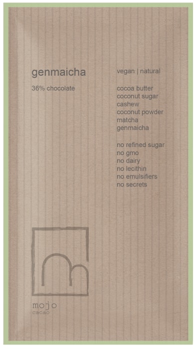 

Шоколад Mojo Cacao Genmaicha 20 г