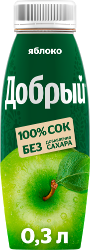 Сок Добрый Яблоко, 300 мл