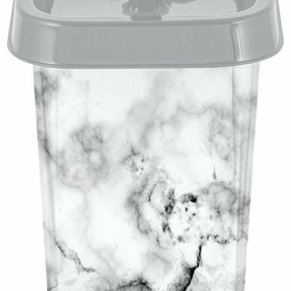 Ерш для туалета Мрамор с подставкой, 38х13 ТМ Plastic Republic (Пластик Репаблик)