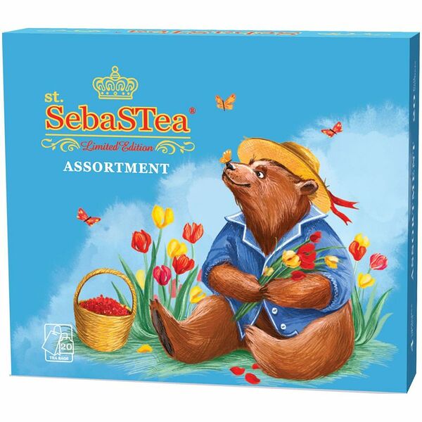 Коллекция чая Sebastea ассорти 20 пакетиков, 35г в ассортименте