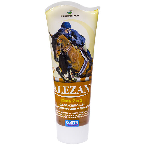 Гель для лошадей Алезан 2 в 1 охлаждающе-разогревающего действия 100 мл