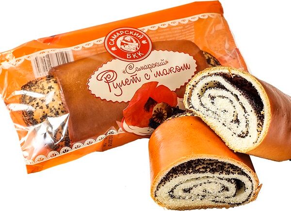Рулет Самарский Булочно-кондитерский комбинат с маком