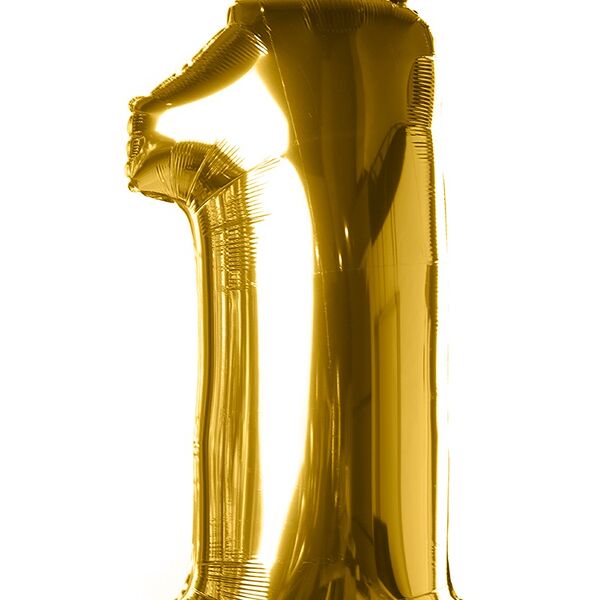 Фольгированный шар в форме цифры 1