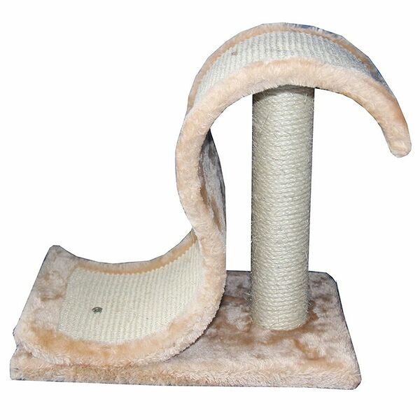 Когтеточка для кошек FOXIE Волна 44х25х39см бежевая