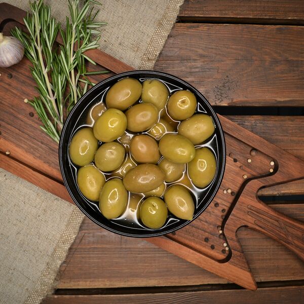 Оливки зеленые крупные Греция с косточкой на развес