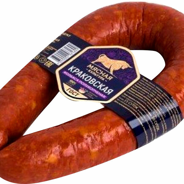 Колбаса Мясная культура Краковская 400г