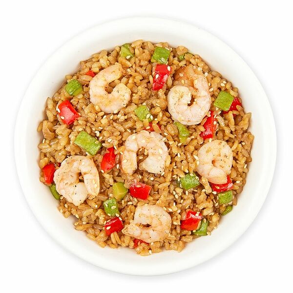 Жареный рис по-азиатски с креветками Шеф Перекрёсток, 250г