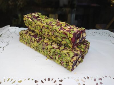 Лукум гранатовый с дробленной фисташкой, 100 г