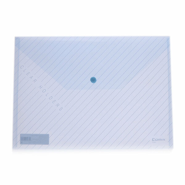 Папка - конверт на кнопке ТМ Comix (Комикс) в ассортименте