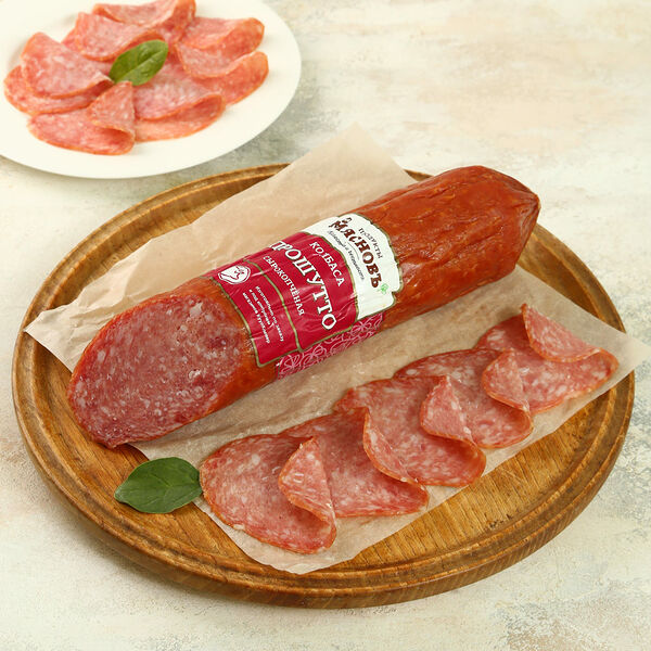 Колбаса Прошутто сырокопченая полусухая МясновЪ от КуулКлевер, вес